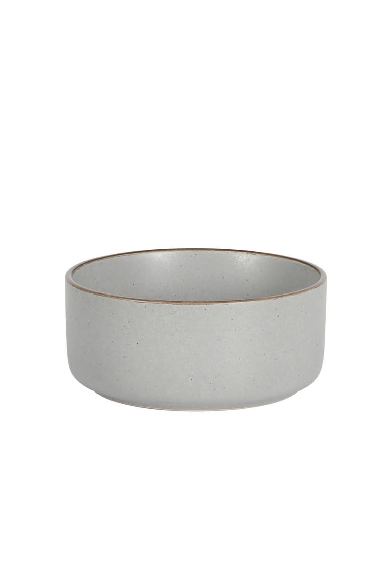 Gelston Stoneware Matte Reactive Glaze Plates and Bowl Dinnerware Set, Alternate, color, Grey