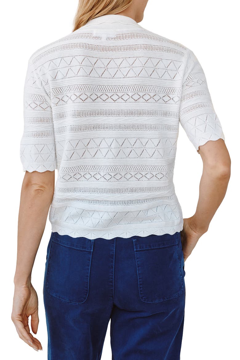 Stitch Short Sleeve Shirt, Alternate, color, ECRU IVORY