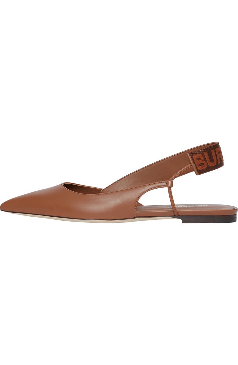 Burberry Maria Asymmetrical Slingback Flat, Alternate, color,