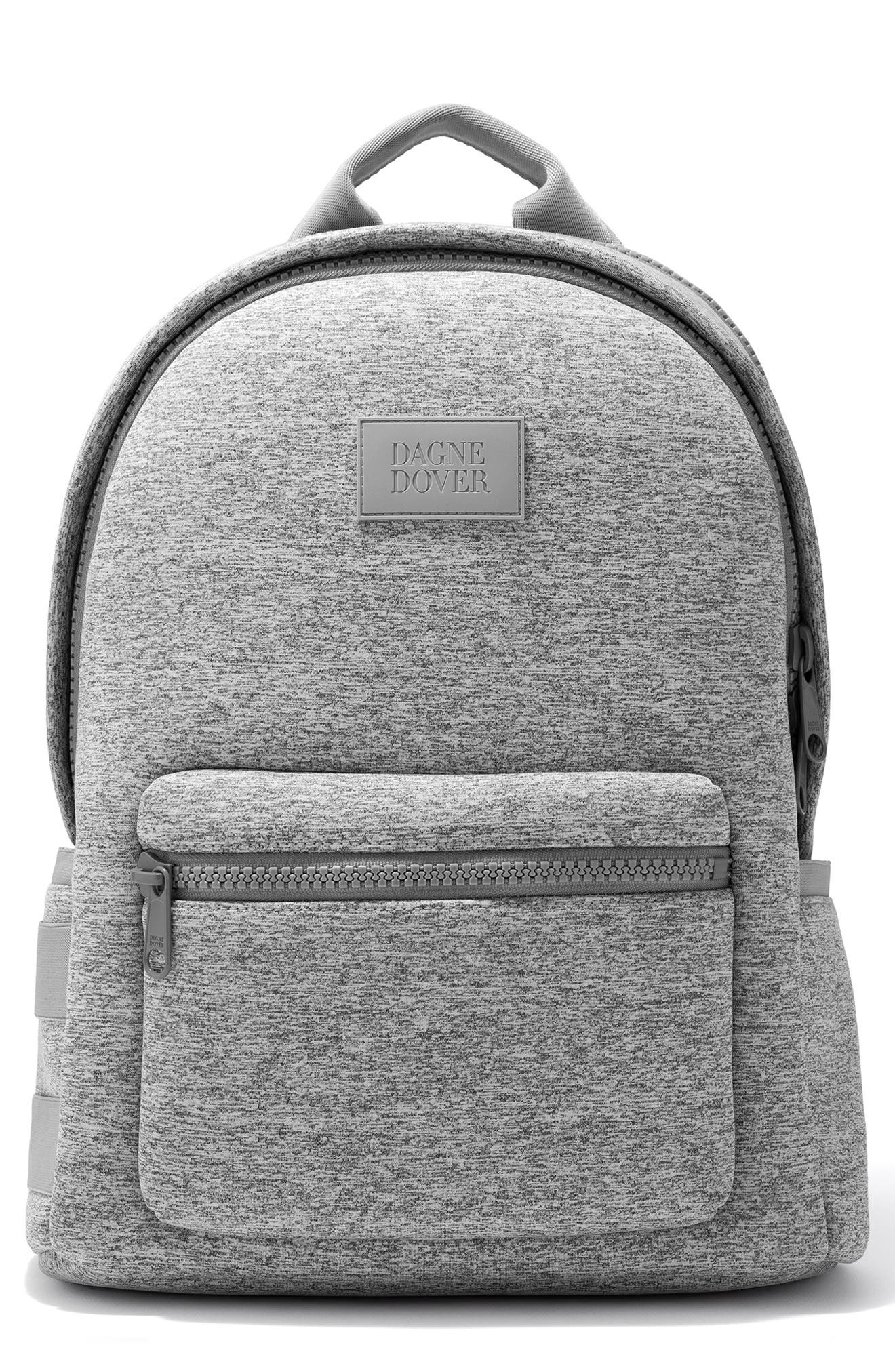 Dagne Dover Dakota Large Neoprene Backpack, Main, color, Heather Grey