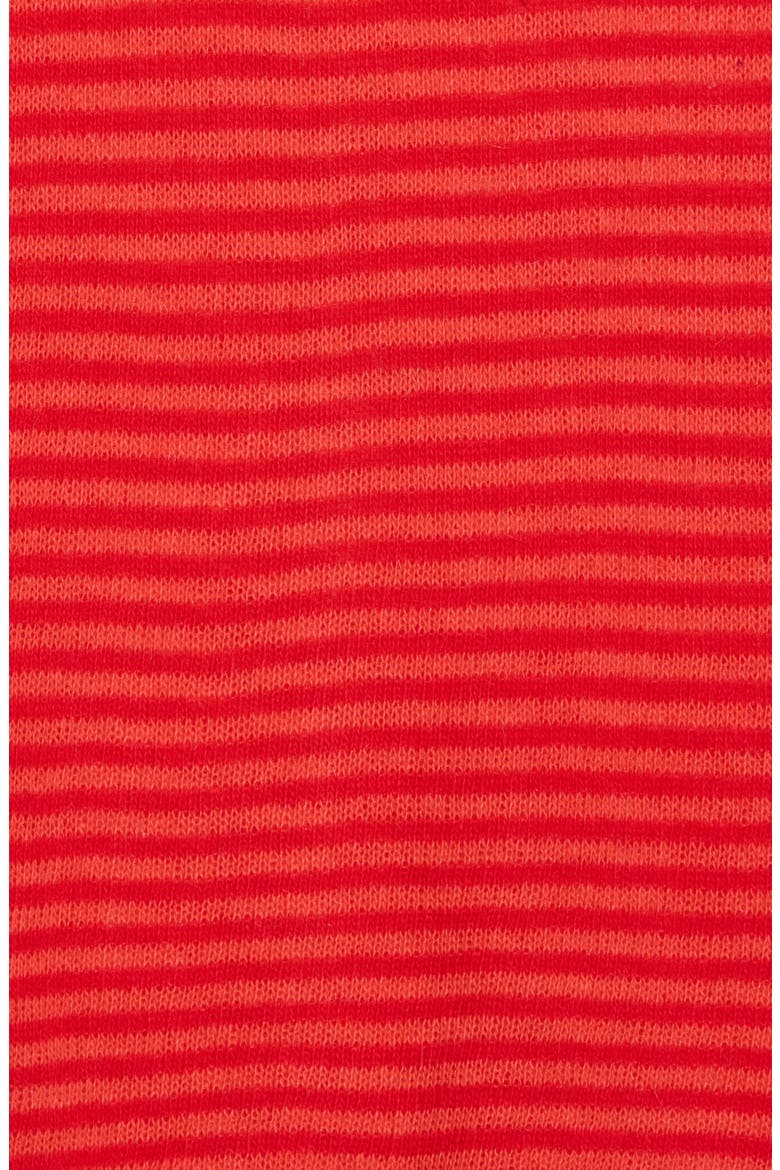 Stripe Wool Blend Scarf, Alternate, color, MANDARIN/ CHERRY