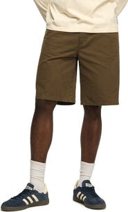 Lucky Brand Loose Fit Cotton Canvas 5-Pocket Shorts