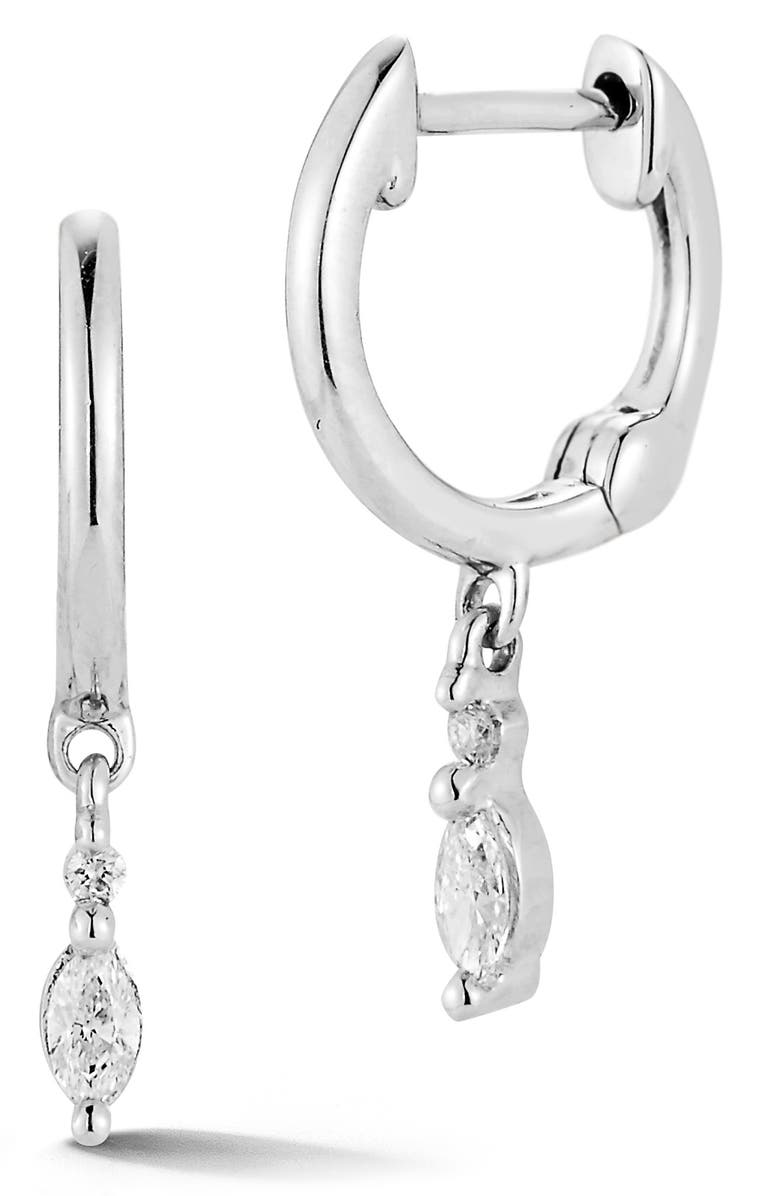 Dana Rebecca Designs Alexa Jordyn Diamond Marquise Drop Earrings, Main, color, 