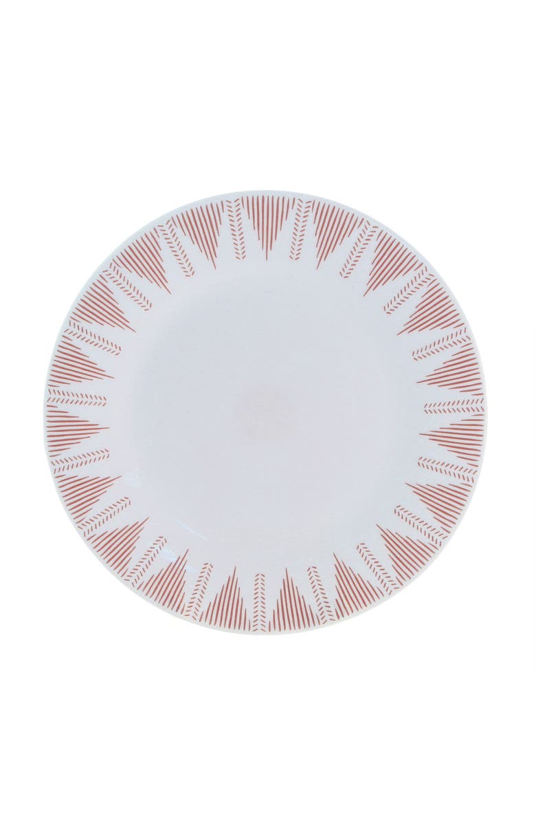 Ultra By Gibson Piper Point 12 Piece Opal Glass Dinnerware Set, Alternate, color, White