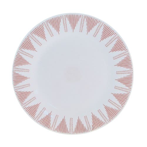 Ultra By Gibson Piper Point 12 Piece Opal Glass Dinnerware Set In White