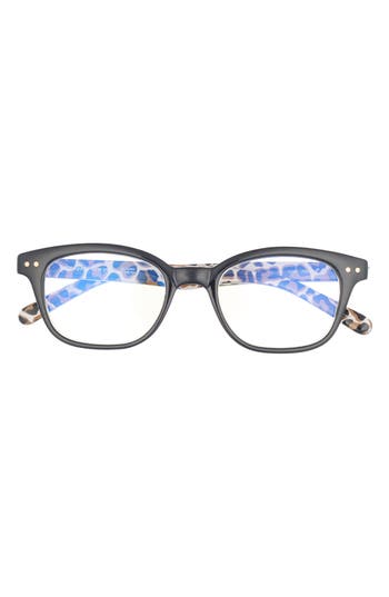 Kate Spade New York Rebecca 49mm Square Optical Glasses In Black