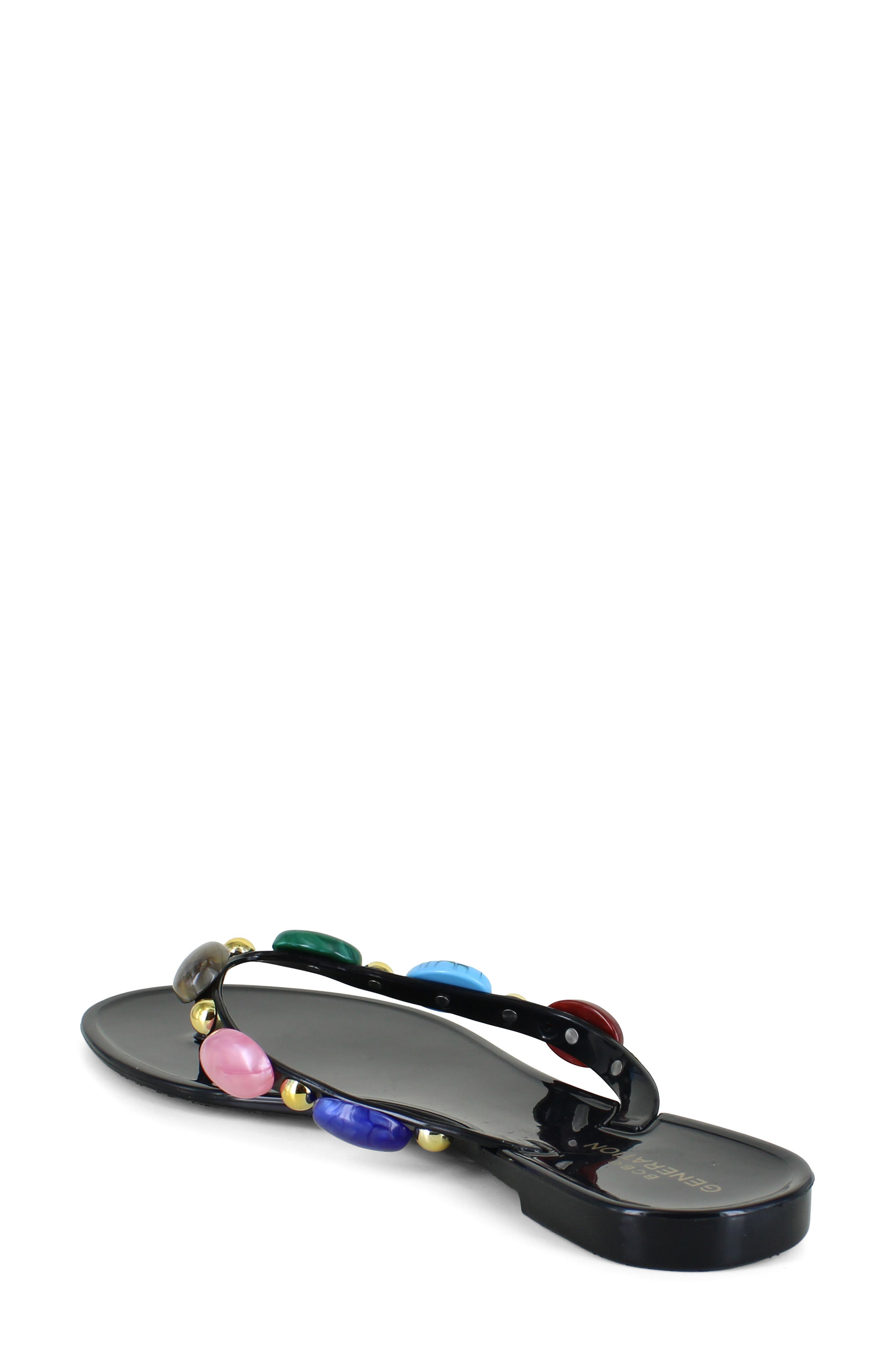 BCBGeneration Uleema Flip Flop, Alternate, color, Black