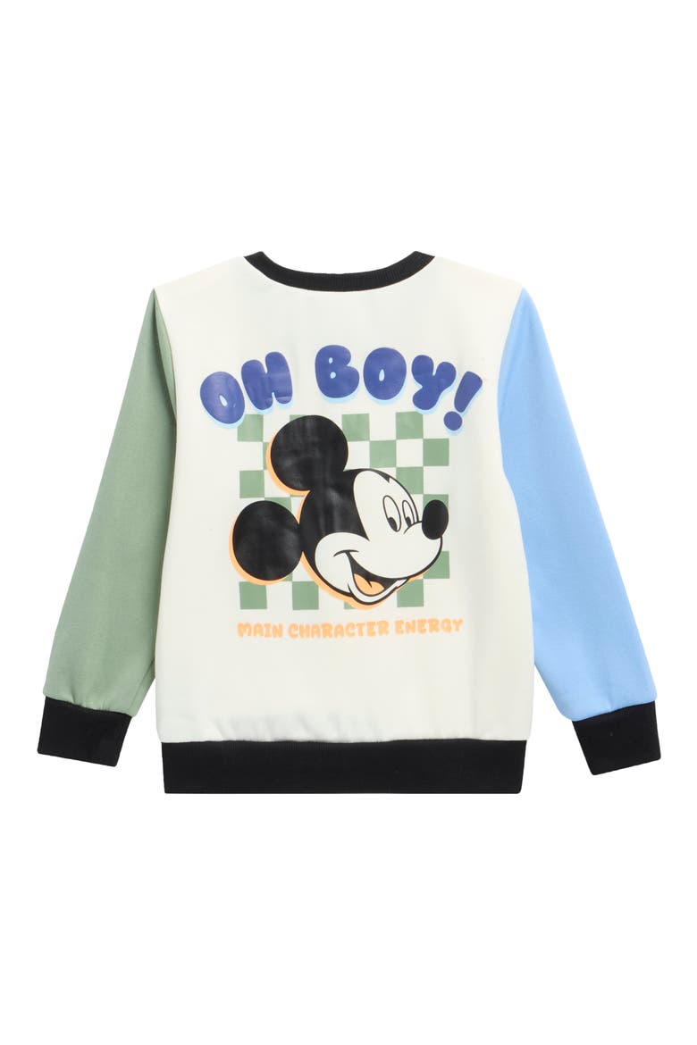 Kids' Mickey Sweatshirt & Joggers Set, Alternate, color, OLIVE