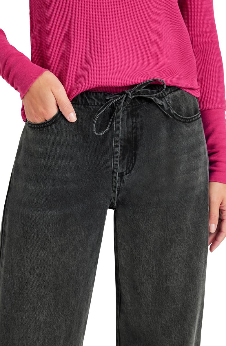 Splendid Lounge Denim Pants, Alternate, color, Charcoal