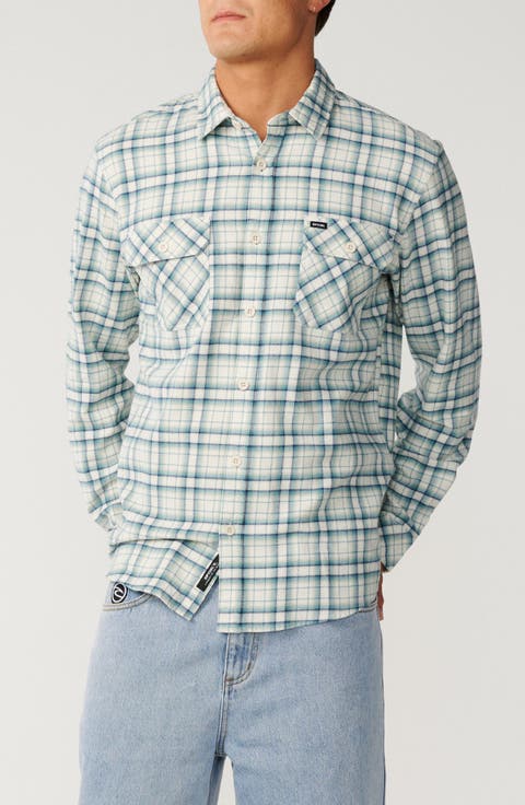Check Cotton Button-Up Shirt