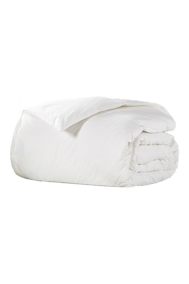 White Down All Season Comforter with 100% Certified RDS Down, Main, color, WHITE