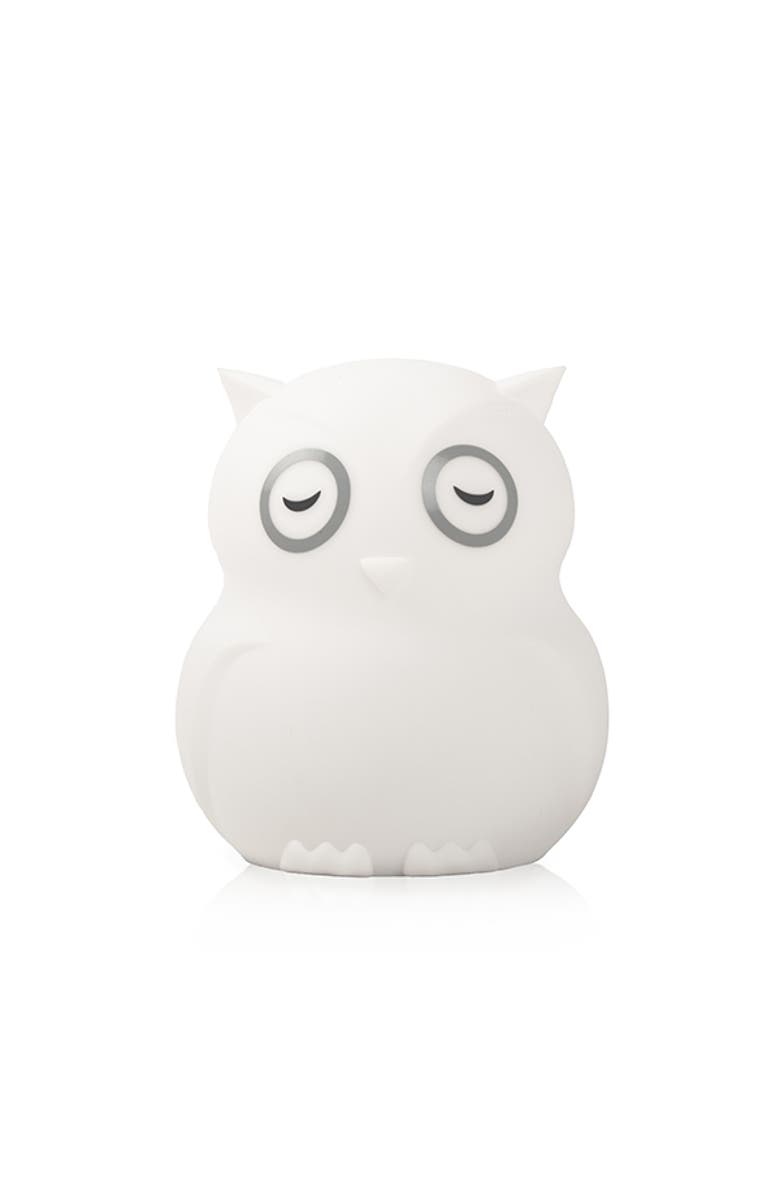 bbluv Hibu Portable Silicone Night Light, Main, color, White