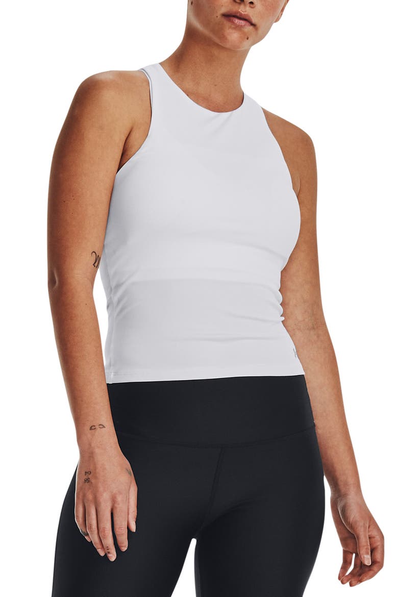 Movement Performance Racerback Longline Tank, Main, color, WHT