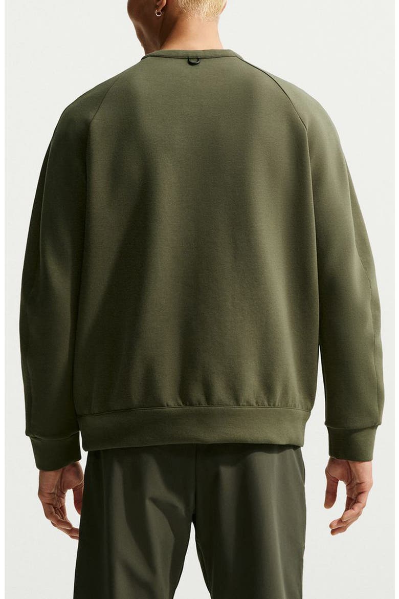 24.7 ImpossiblySoft Dri-FIT Crew Sweatshirt, Alternate, color, KHAKI/SEQUOIA