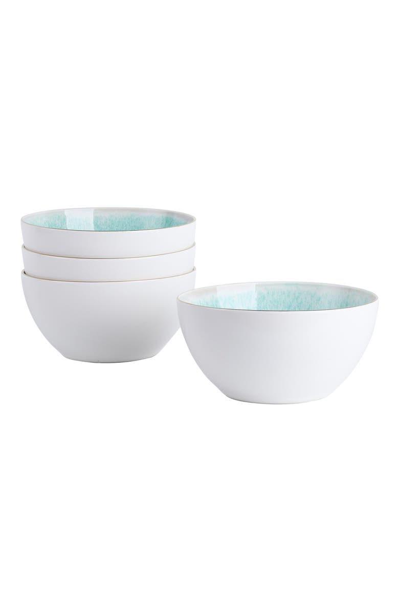 Stone Lain Josephine Porcelain 4-Piece Bowl Set, Main, color, Mint