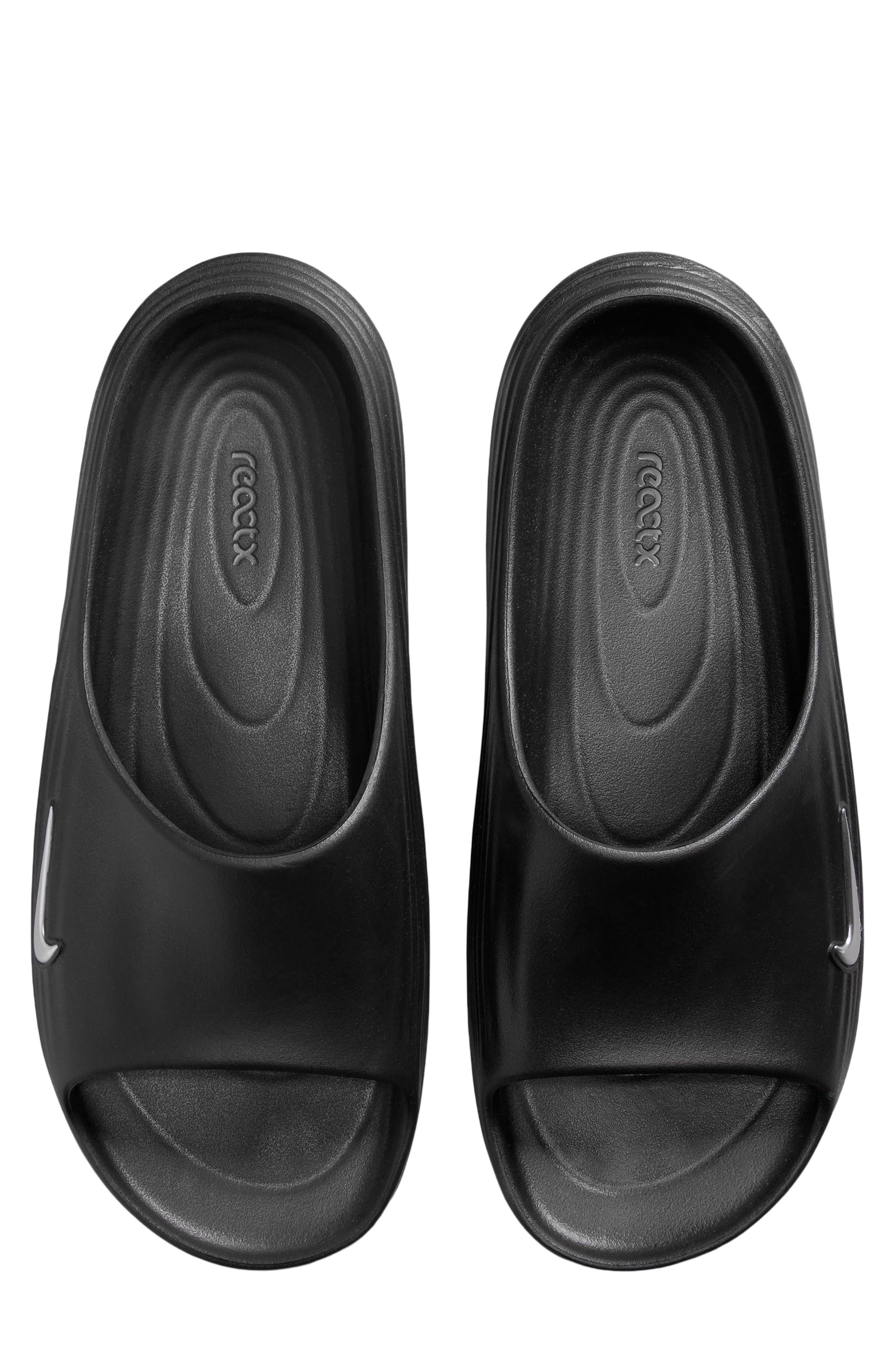 ReactX Rejuven8 Slide, Alternate, color, 003 BLACK/M SILV