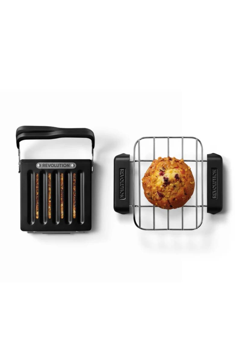 InstaGLO R180 Connect Plus Toaster + Toastie & Warming Rack, Alternate, color, Stainless Steel