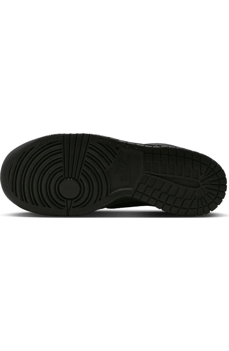 Nike Kids' Dunk Low Basketball Sneaker, Alternate, color, Black/ Black