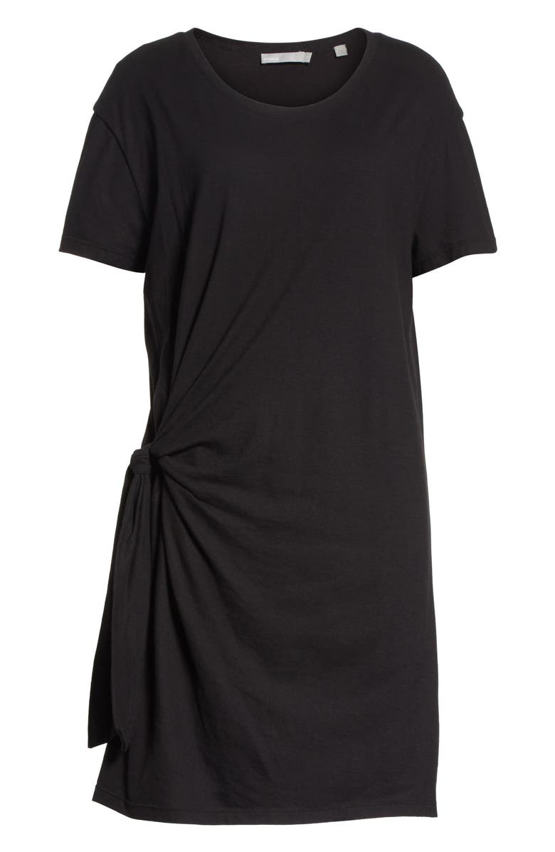 Vince Side Tie Cotton Dress, Alternate, color, 