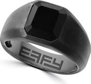 EFFY Sterling Silver Black Onyx Signet Ring