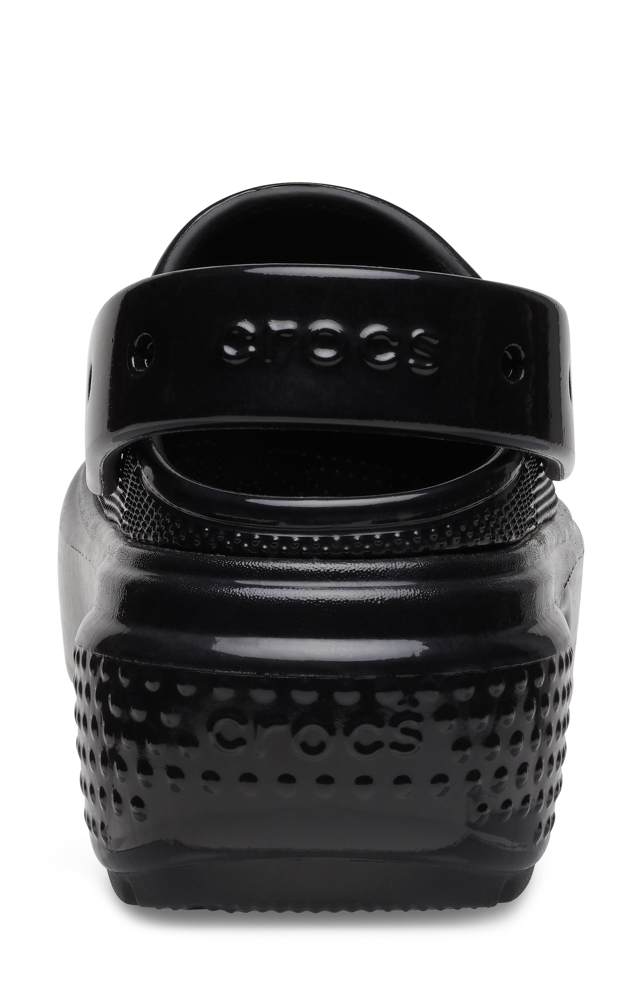 CROCS Stomp High Shine Platform Slingback Clog, Alternate, color, 