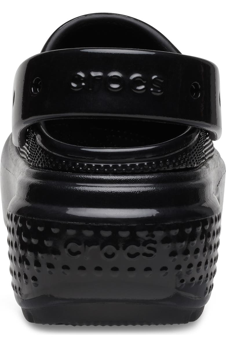 CROCS Stomp High Shine Platform Slingback Clog, Alternate, color,