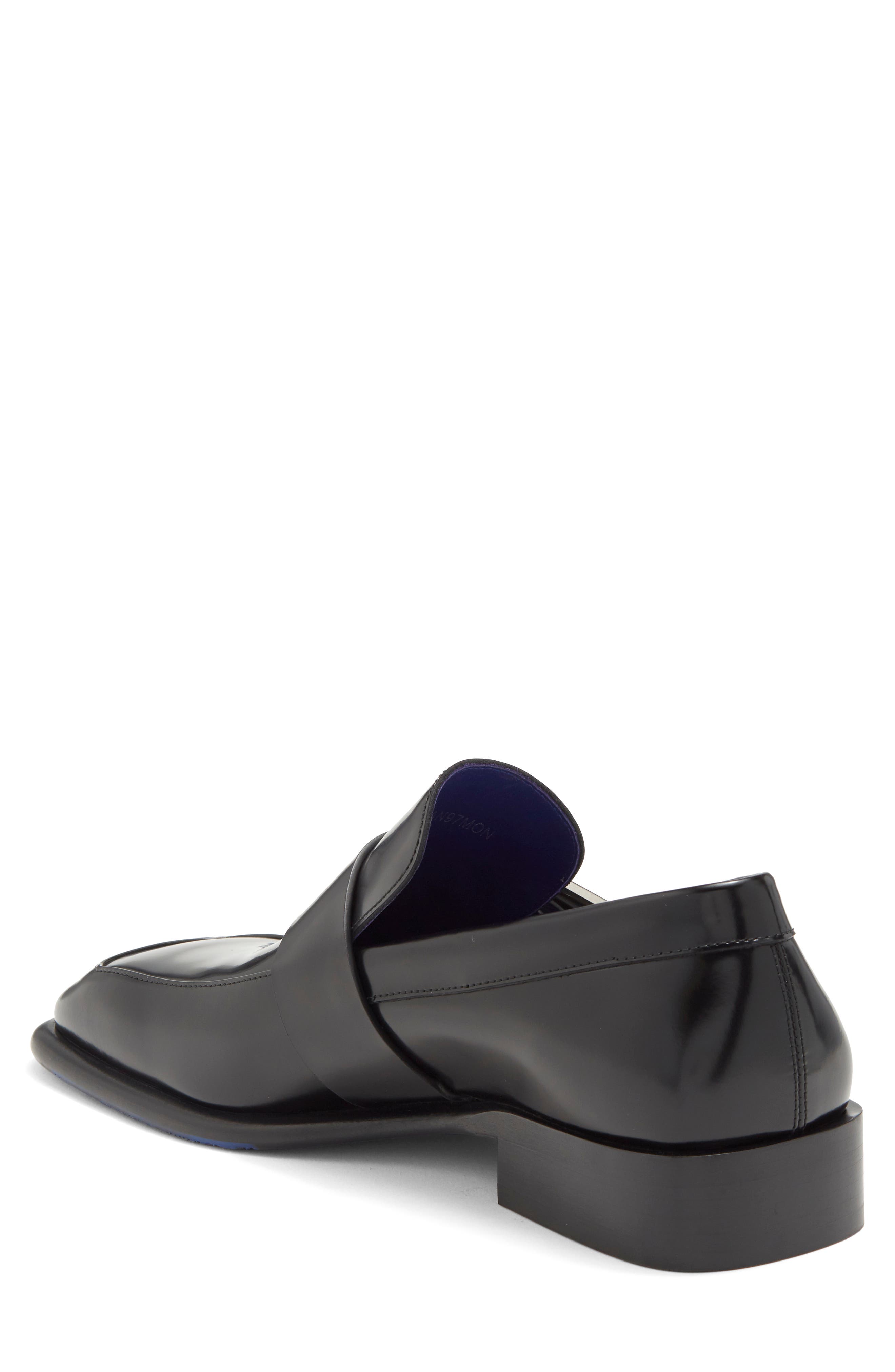 Burberry Shield Loafer, Alternate, color, Black