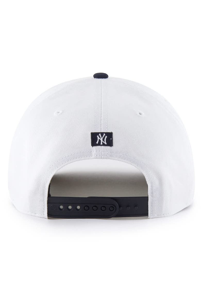 Men's '47 White New York Yankees Patriotic Overhand Hitch Adjustable Hat, Alternate, color, White