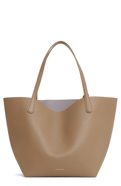 Mansur Gavriel Everyday Soft Leather Tote In Brown