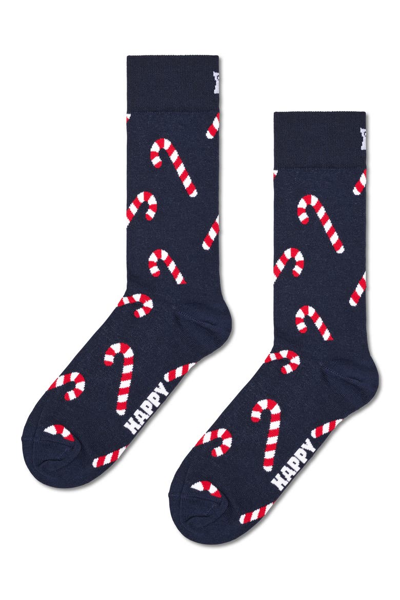 Assorted 3-Pack Christmas Crew Socks Gift Set, Alternate, color, NAVY