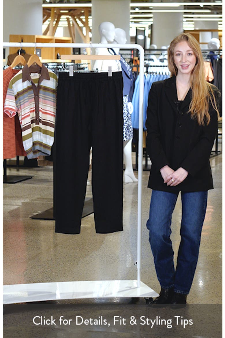 Two Palms Tapered Linen Drawstring Pants video