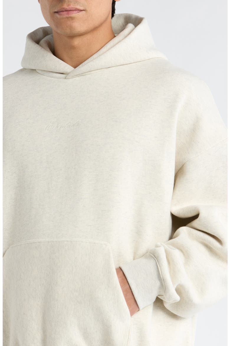 Signature Classic Fit Hoodie, Alternate, color, OATMEAL HEATHER