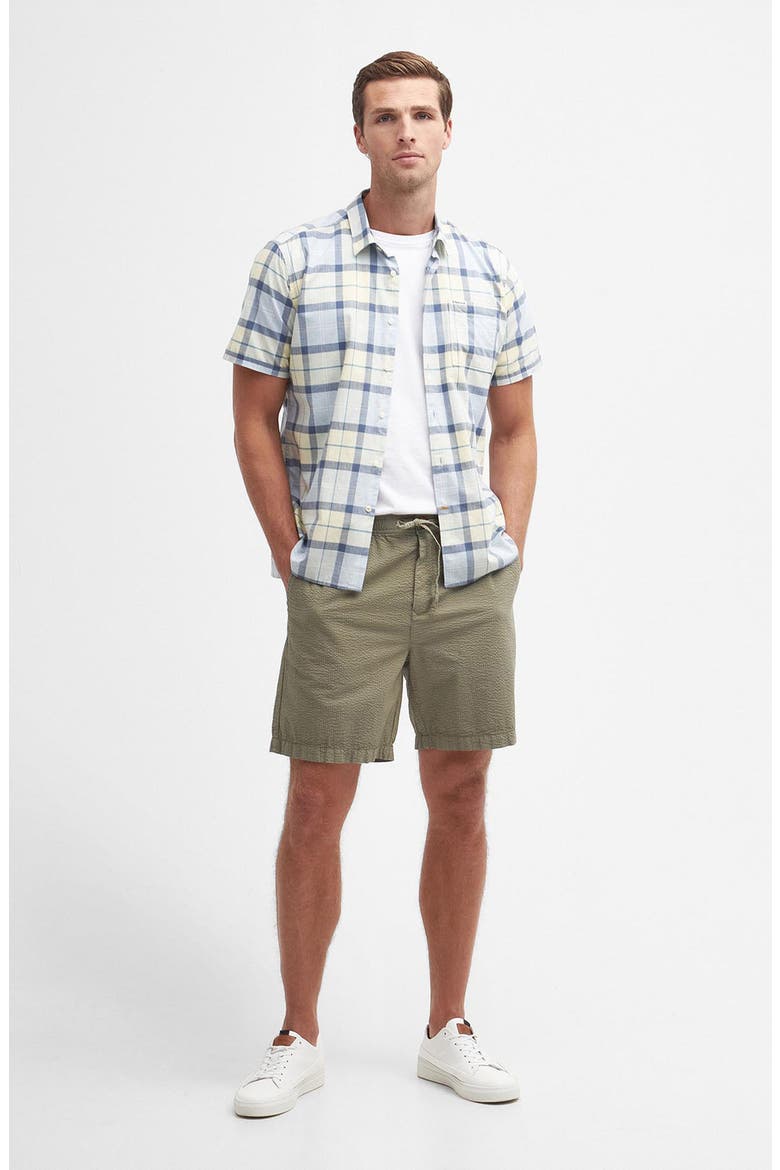 Melbury Cotton Seersucker Shorts, Alternate, color, DUSTY GREEN