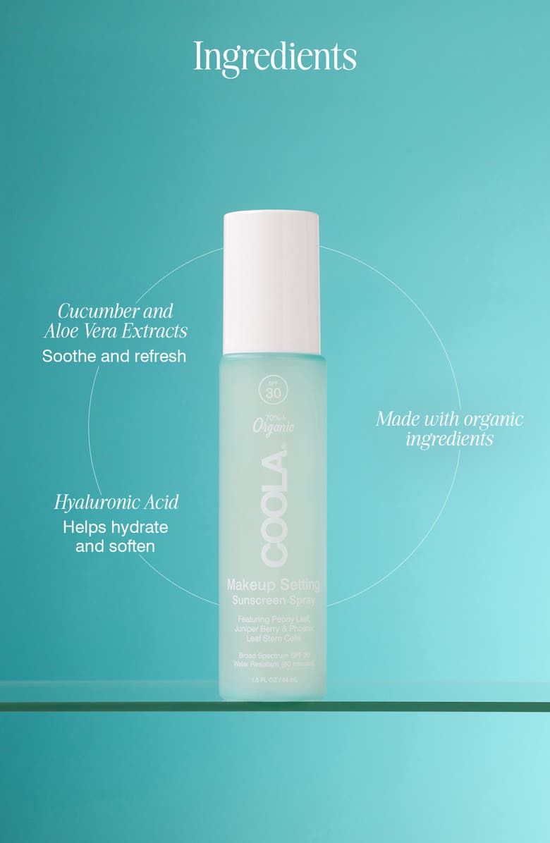 COOLA<sup>®</sup> Suncare Classic Face Makeup Setting Spray SPF30, Alternate, color, 