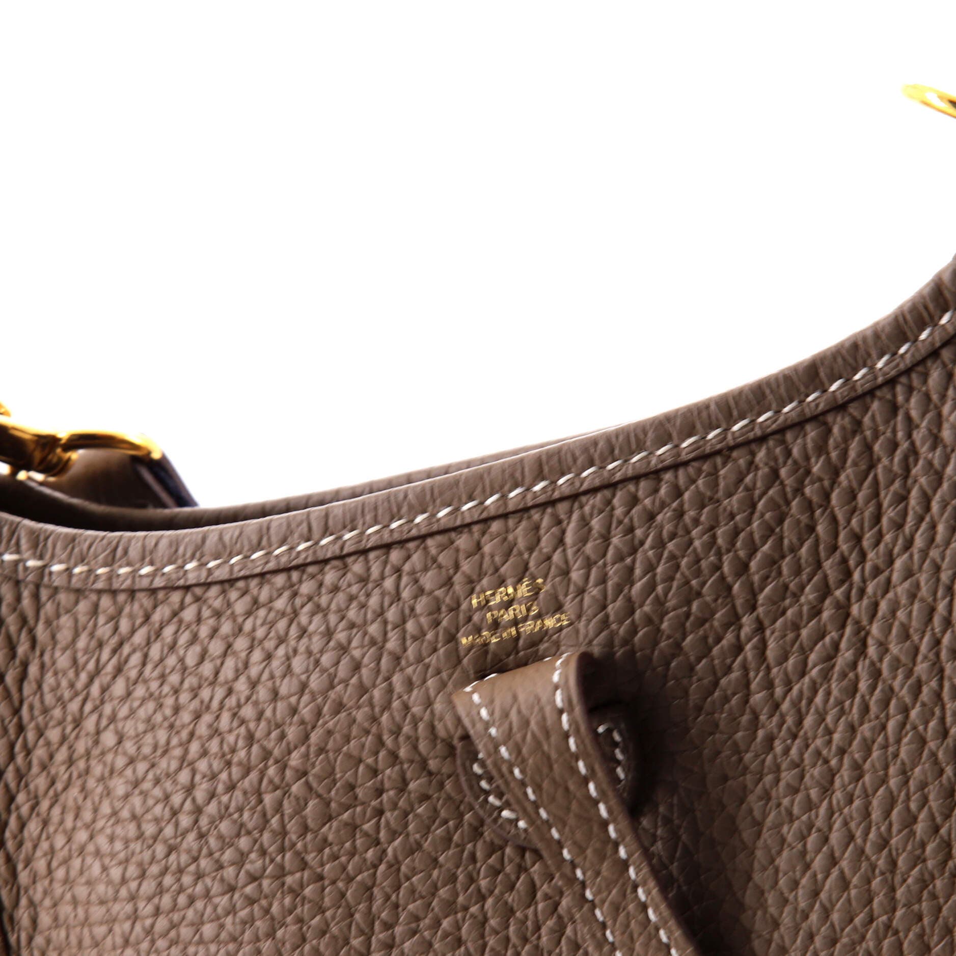 Pre-Owned Hermes Evelyne Bag Gen III Clemence TPM, Alternate, color, Etoupe