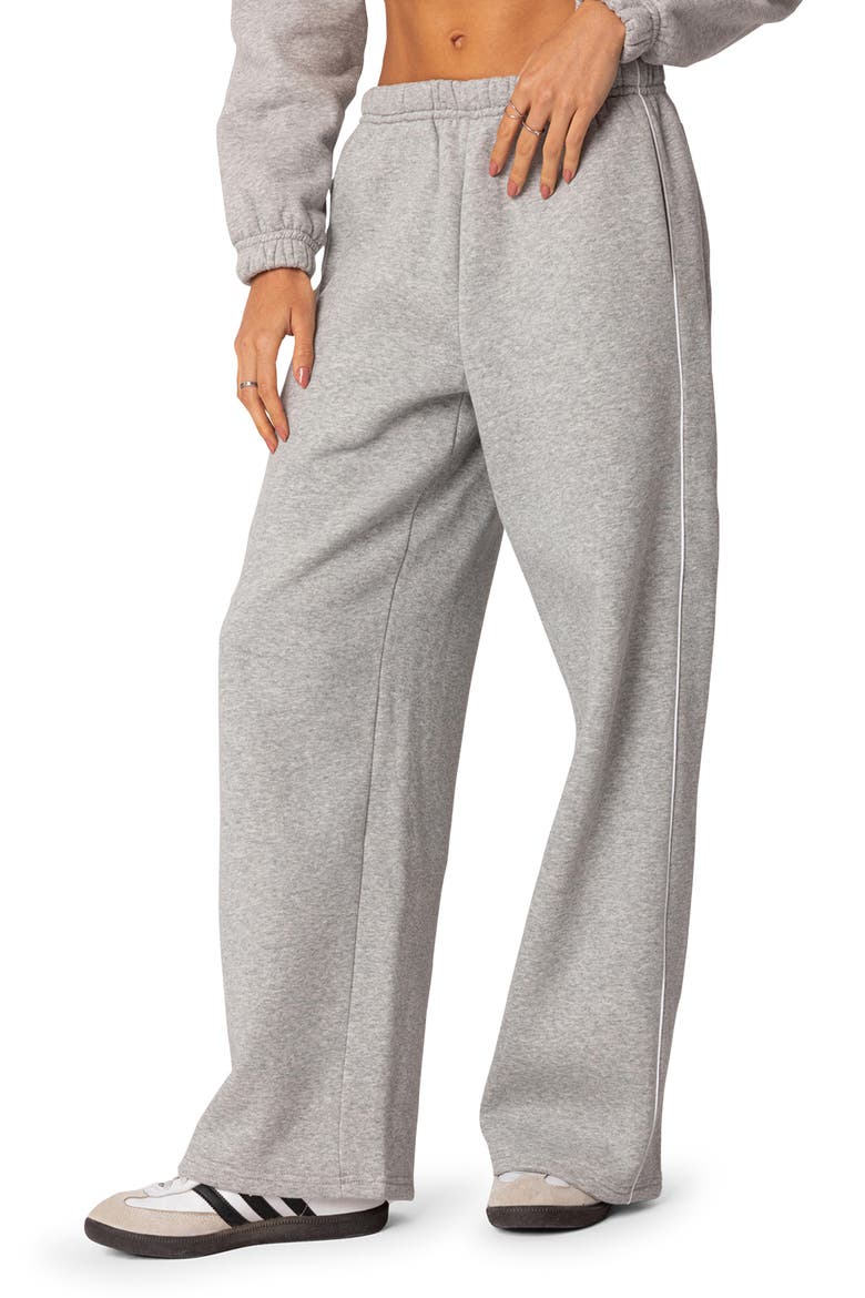 Autumn Cotton Blend Sweatpants, Alternate, color, GRAY-MELANGE