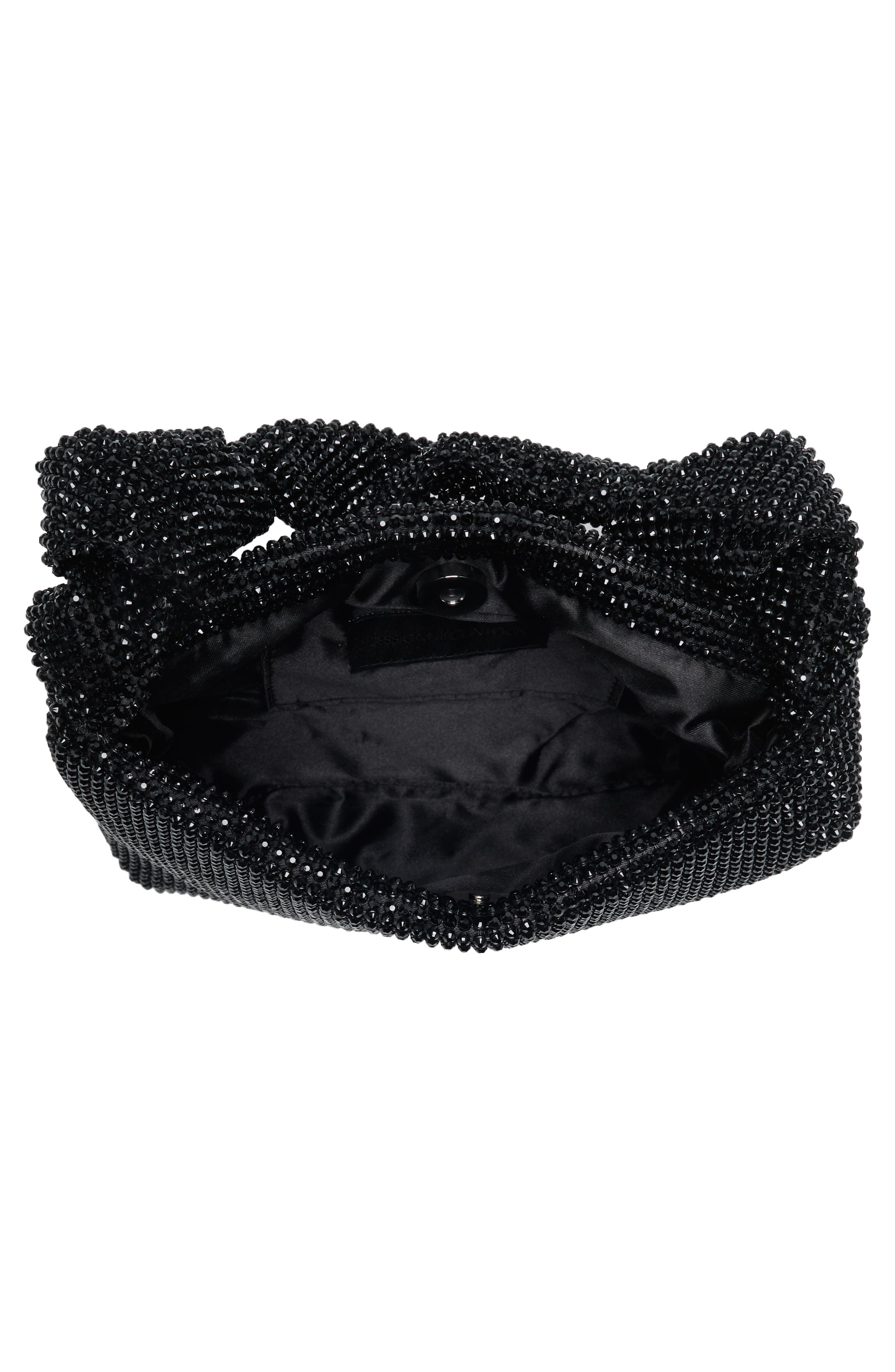 Jessica McClintock Everleigh Crystal Mesh Shoulder Bag, Alternate, color, 