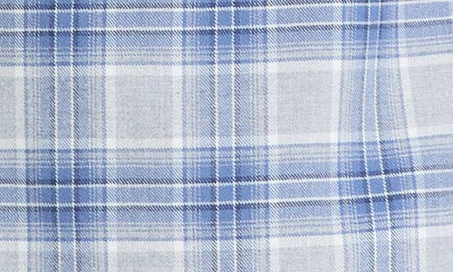 Vince Vineyard Plaid Button-up Shirt In Blue