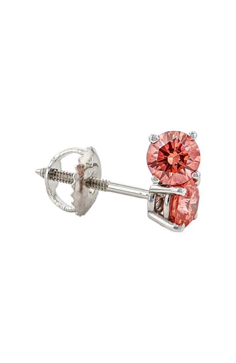 Bliss Diamond 3/8Ct Pink Lab Grown Diamond Screw Back Studs, Main, color,