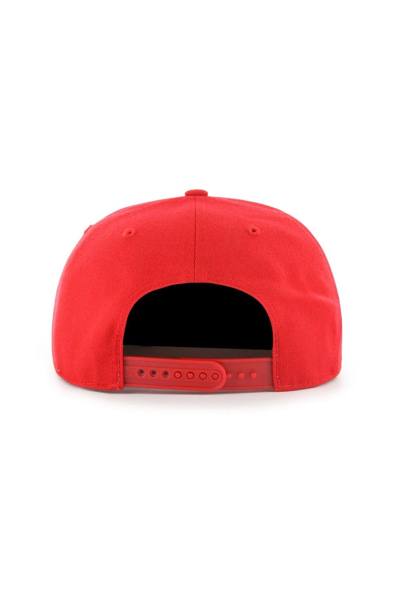 '47 Men's '47 Red Chicago Bulls Sure Shot Captain Snapback Hat, Alternate, color,