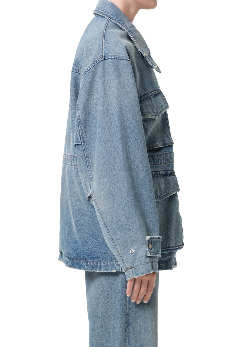 Aubrey Denim Jacket, Alternate, color, CONCLUSION INDIGO