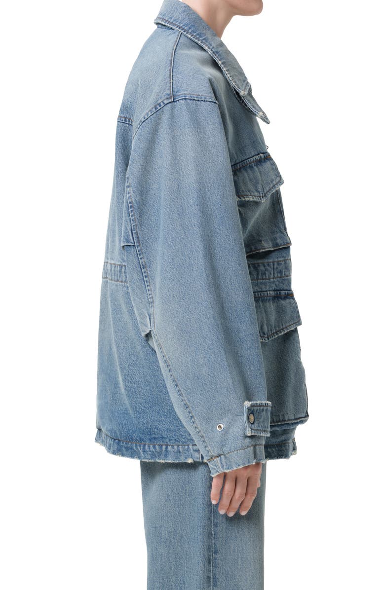AGOLDE Aubrey Denim Jacket, Alternate, color, Conclusion Indigo