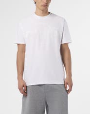 PHILIPP PLEIN Round Neck T-Shirt Jacquard Hexagon Line Men
