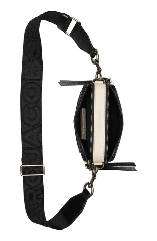 Marc Jacobs The Snapshot Leopard-print Calf Hair Cross-body Bag In Black