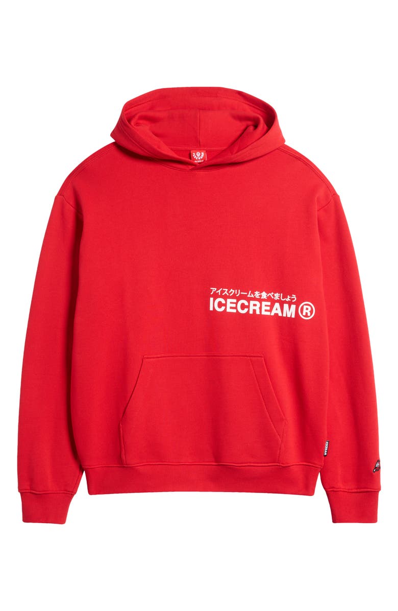 ICECREAM The Truck Graphic Hoodie, Alternate, color, Racing Red