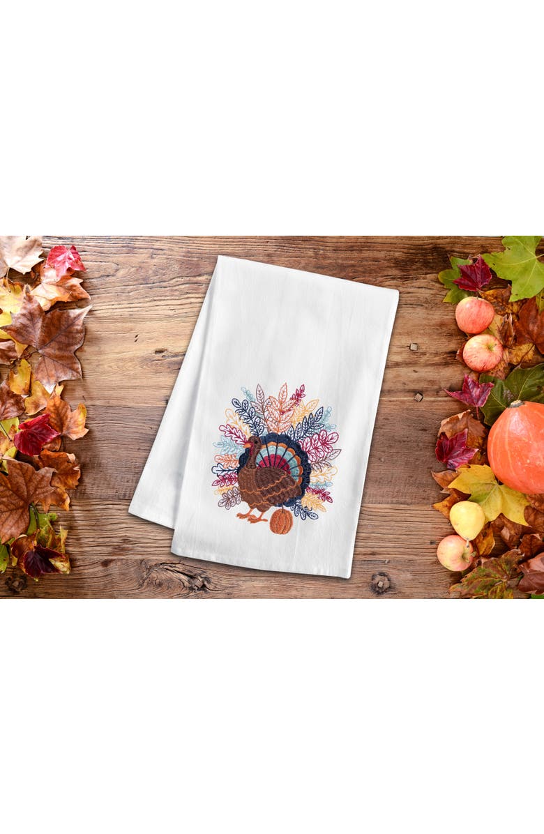 C&F Home Colorful Harvest Turkey Towel, Alternate, color, 