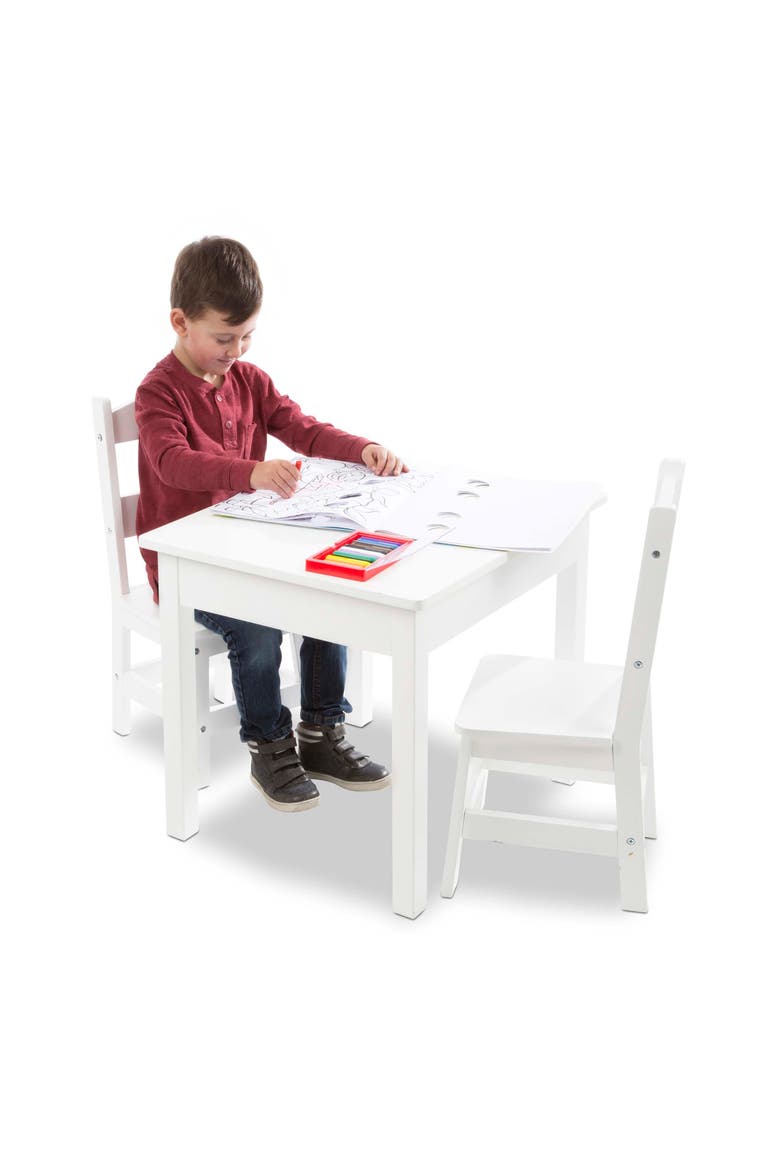 Wooden Table & Chairs Set, Alternate, color, 000