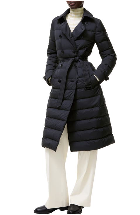 Long Nylon Audley Puffer Coat