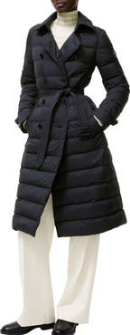 Burberry Long Nylon Audley Puffer Coat
