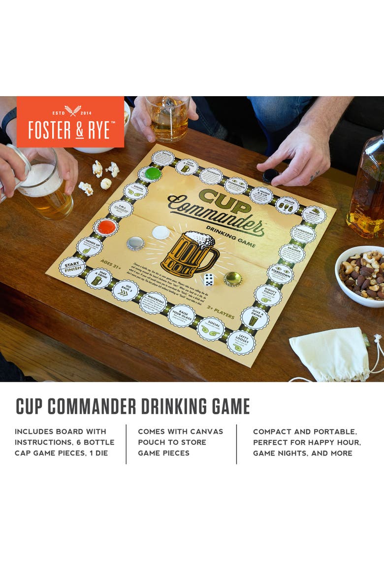 Cup Commander Game, Alternate, color, Multicolor